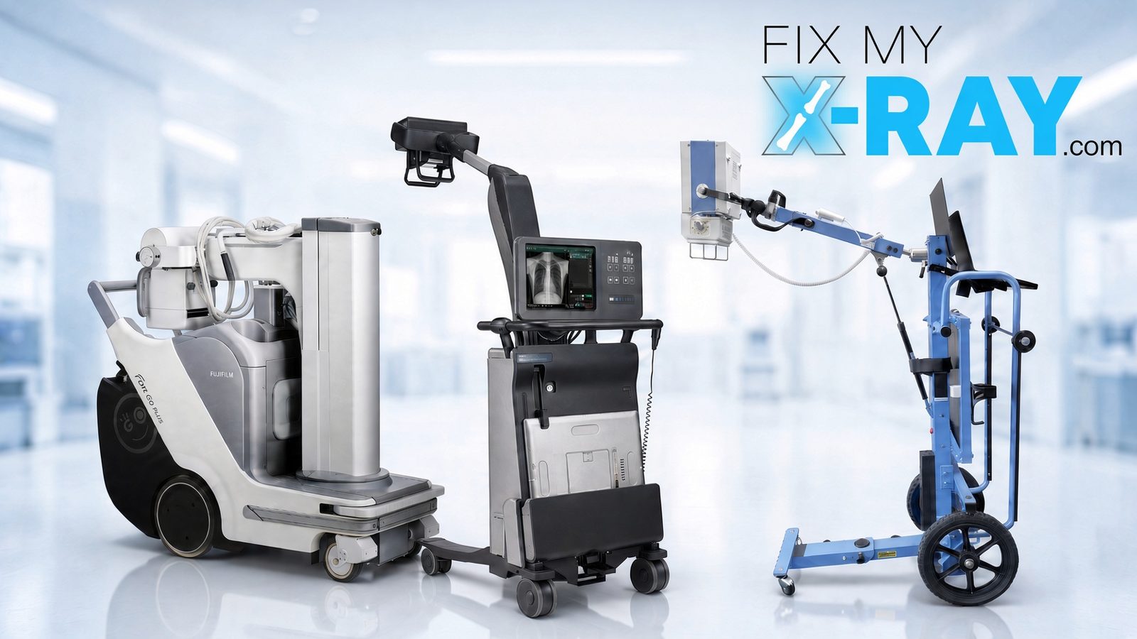 Portable x-ray systems compared for a new clinic: Fujifilm FDR Go Plus, a compact digital portable, and a lightweight mobile unit