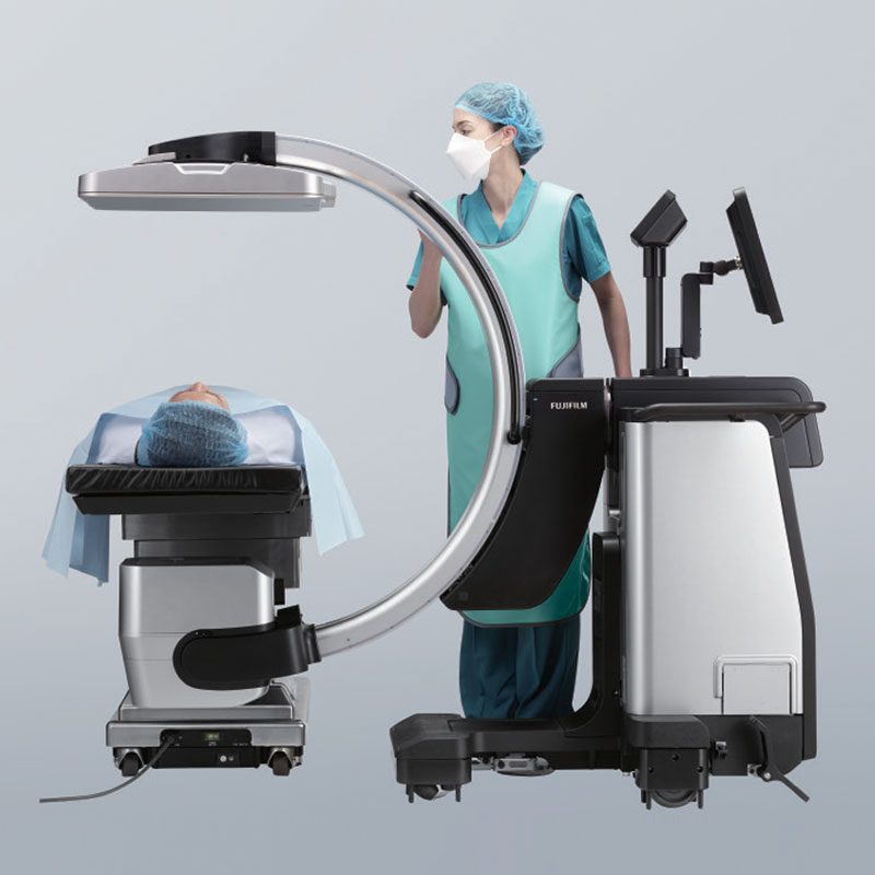 Fujifilm FDR Cross hybrid C-arm for surgery and pain